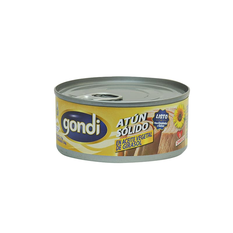 ATUN GONDI EN ACEITE DE GIRASOL  170 GR
