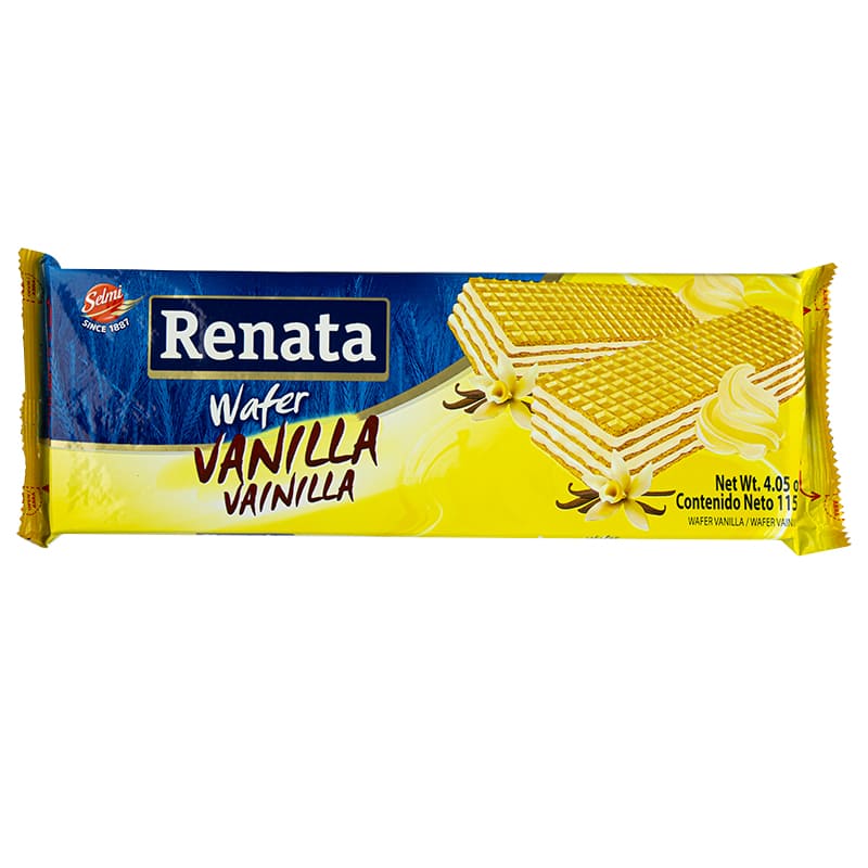 GALLETA WAFER DE VAINILLA RENATA 115 GR