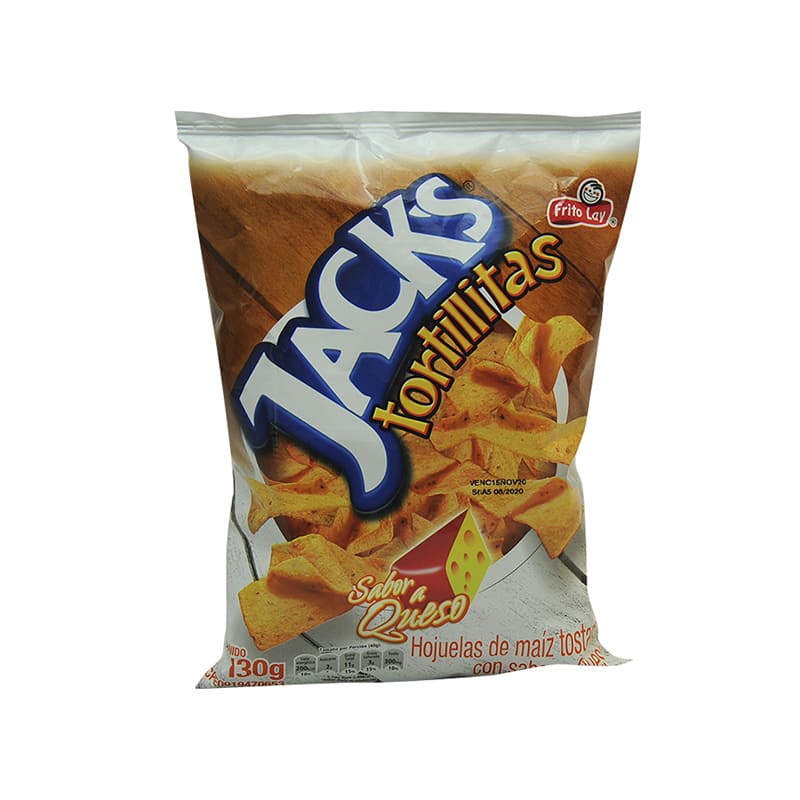 TORTILLITAS QUESO JACKS 130 GR