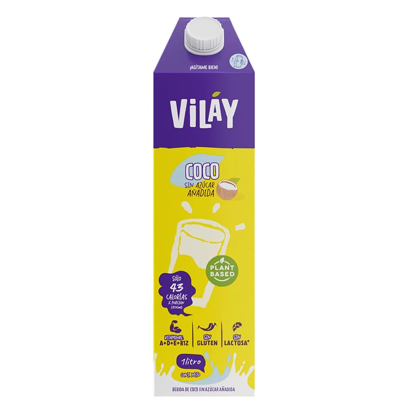 LECHE DE COCO SIN AZUCAR VILAY 1L