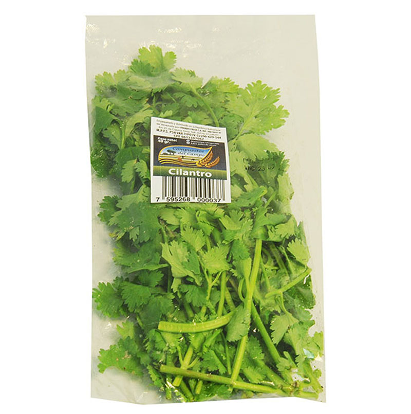CILANTRO PAQUETE DEL CAMPO  DE 40 GR