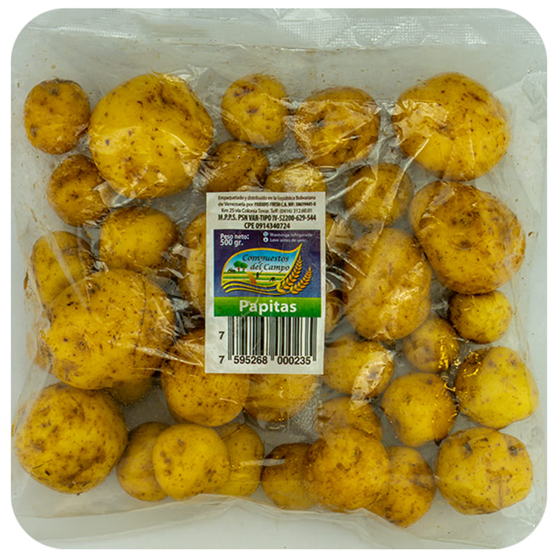 PAPITAS COLOMBIANAS DEL CAMPO PAQUETE DE 500 GR