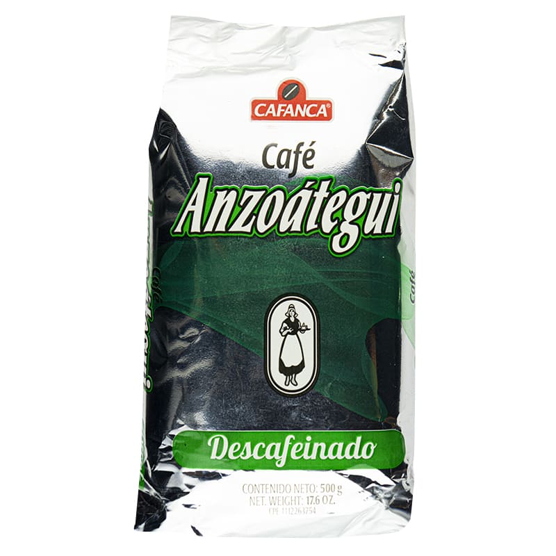 CAFÉ DESCAFEINADO ANZOATEGUI 500 GR