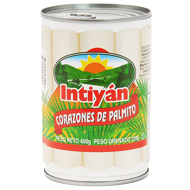  CORAZONES DE PALMITO INTIYAN ENTERO 400 GR