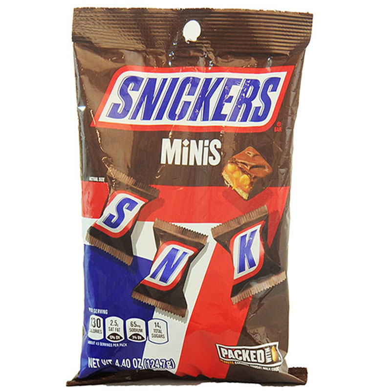 CHOCOLATE SNICKERS MINI 124.7 GR
