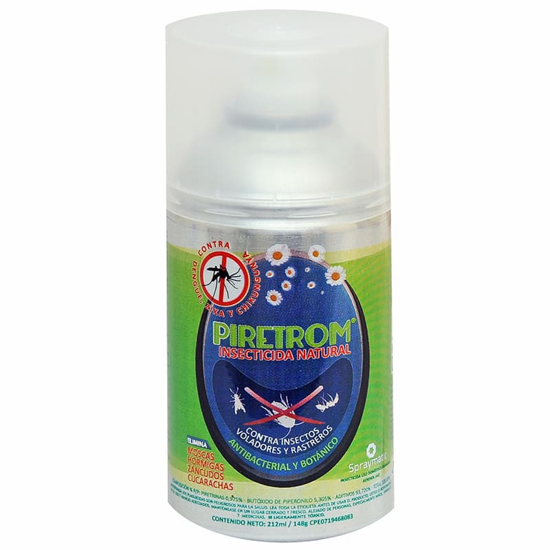 INSECTICIDA NATURAL SPRAYMATIC PIRETROM 212ML