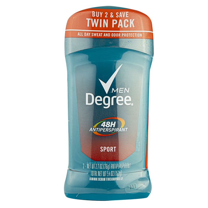 DESODORANTE DEGREE SPORT MEN TWIN PACK 152 GR