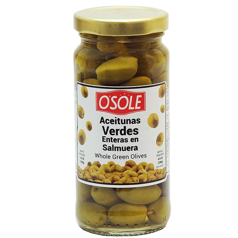 ACEITUNAS VERDES ENTERAS OSOLE 240 GR