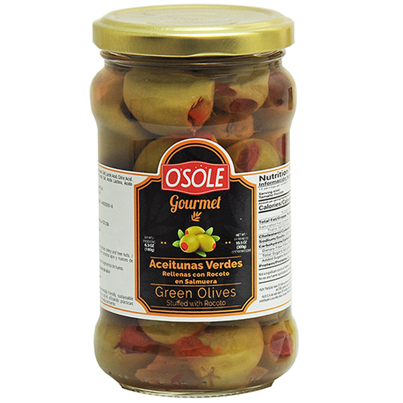 ACEITUNAS RELLENAS O'SOLE CON ROCOTO