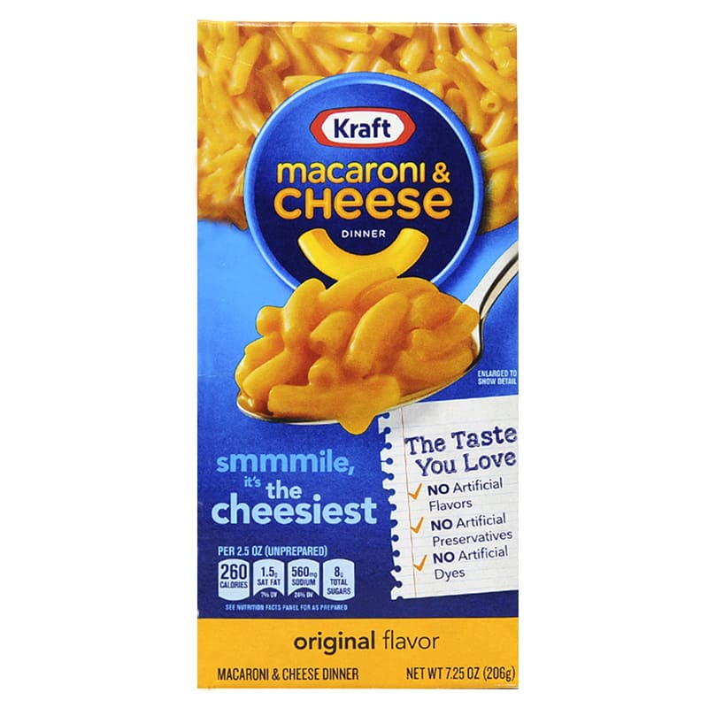 MACARONI & CHEESE KRAFT 206GR