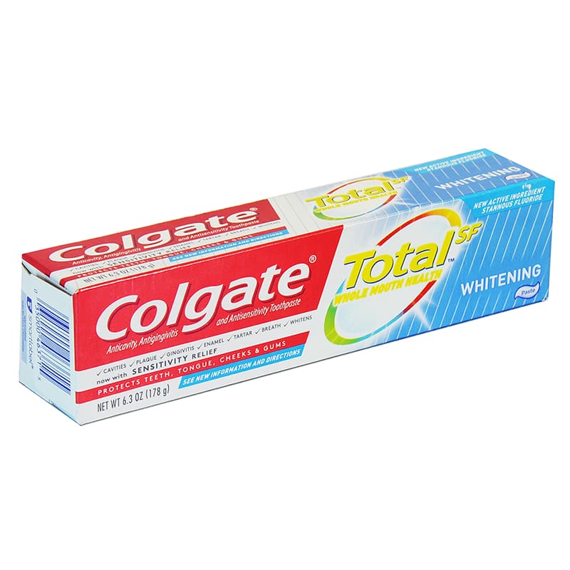 Crema DENTAL TOTAL WHITENING COLGATE 178GR