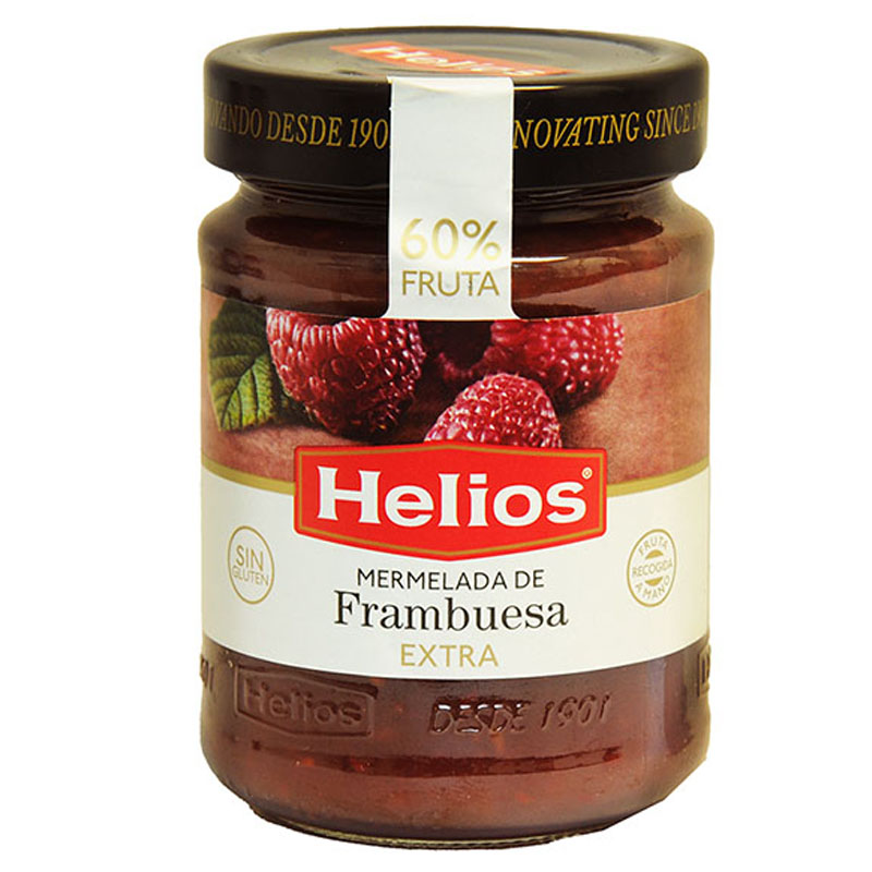 MERMELADA de frambuesa HELIOS 340GR