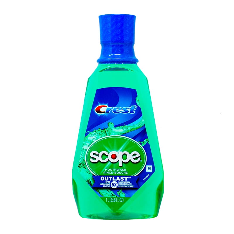 ENJUAGUE BUCAL DE MENTA SCOPE CREST 1LT