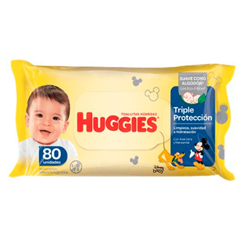 TOALLAS HUMEDAS HUGGIES 80UND