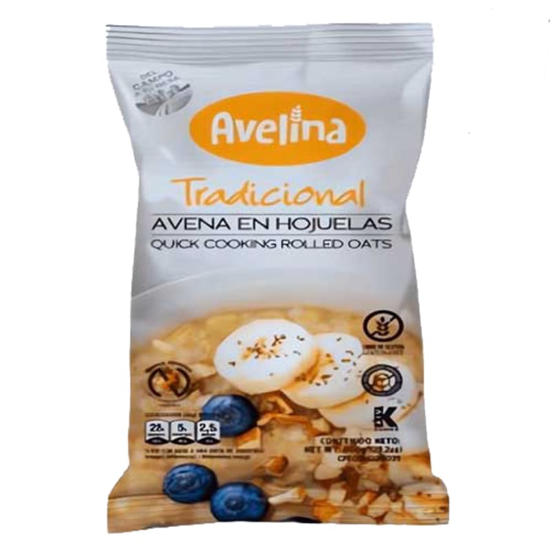 AVENA TRADICIONAL EN HOJUELAS AVELINA 800 G