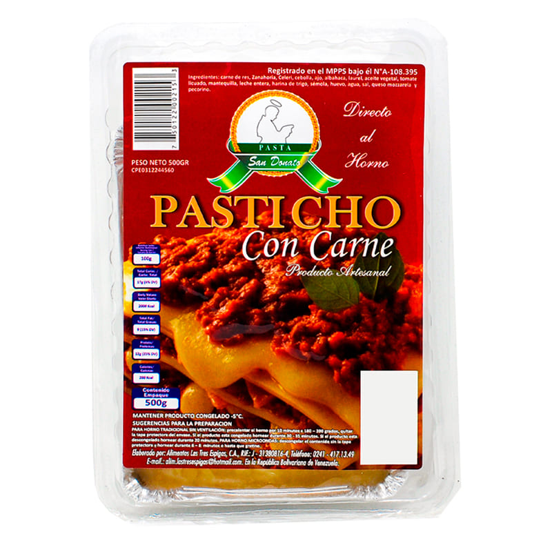 PASTICHO DE CARNE SAN DONATO 500GR