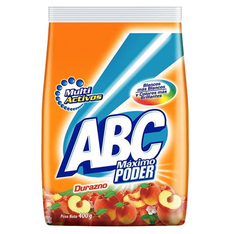 DETERGENTE ABC DURAZNO 400 GR