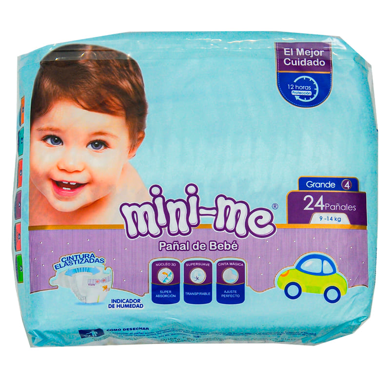 Pañales de bebé MINI ME T/G 24 Unidades
