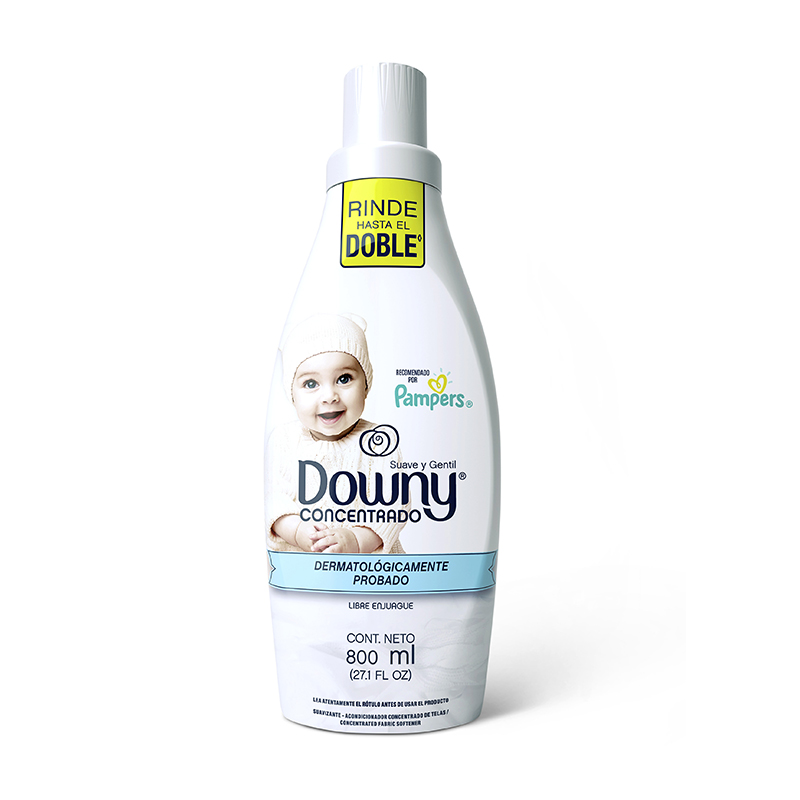SUAVIZANTE DOWNY SUAVE Y GENTIL 800ML