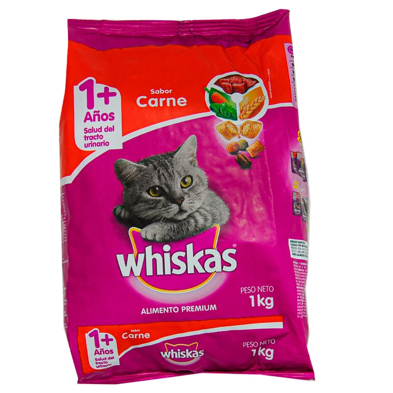 Gatarina WHISKAS de CARNE  1 KG