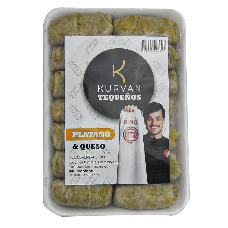 TEQUEÑO KURVAN PLATANO QUESO 620G