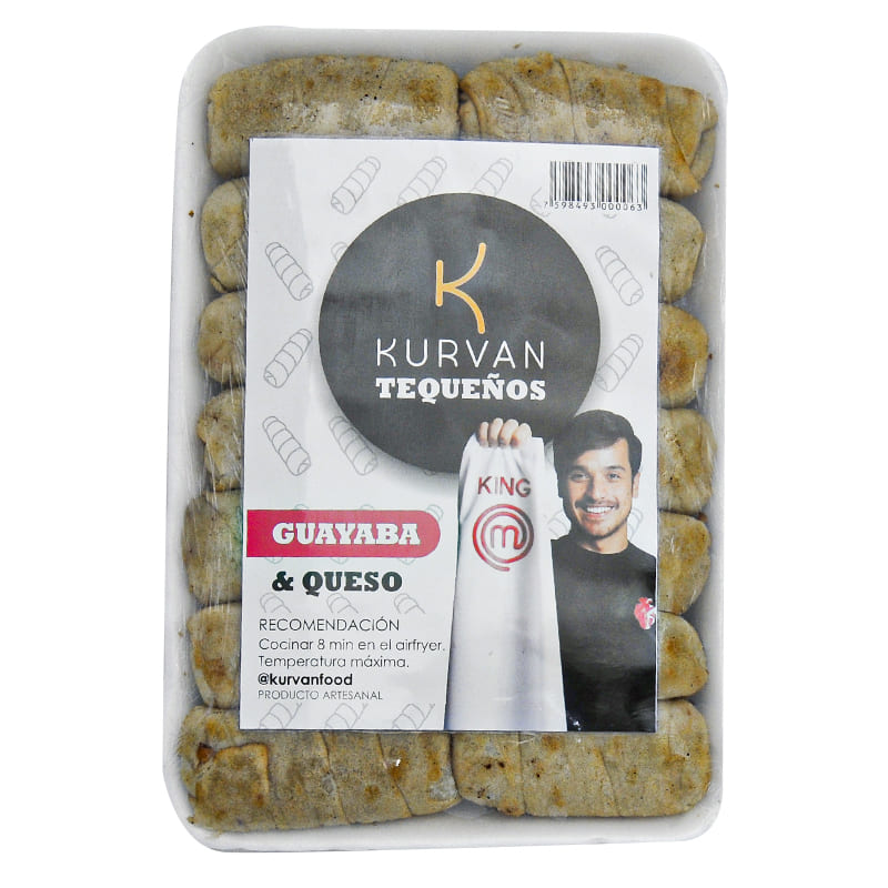 TEQUEÑOS KURVAN DE GUAYABA Y QUESO 635GR