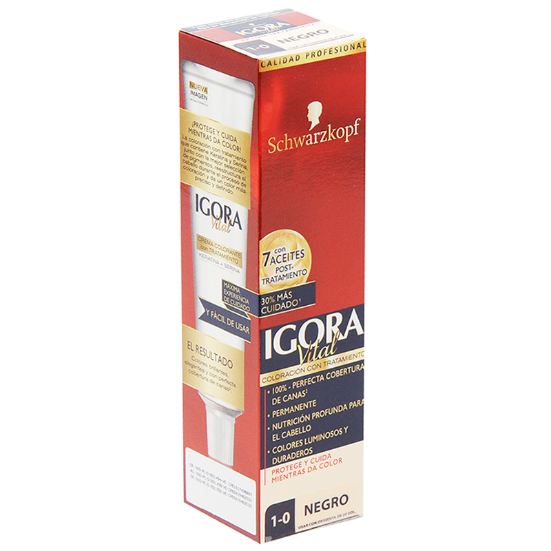 TINTE NEGRO IGORA TUBO