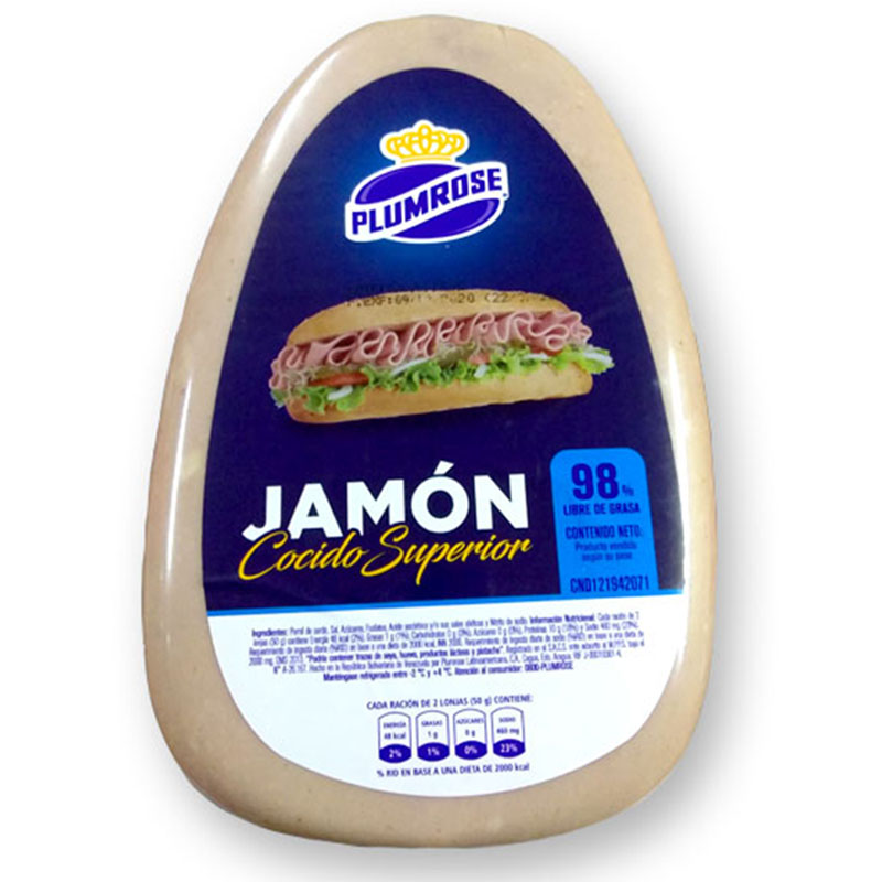 JAMON ESTANDAR PLUMROSE 250 GR