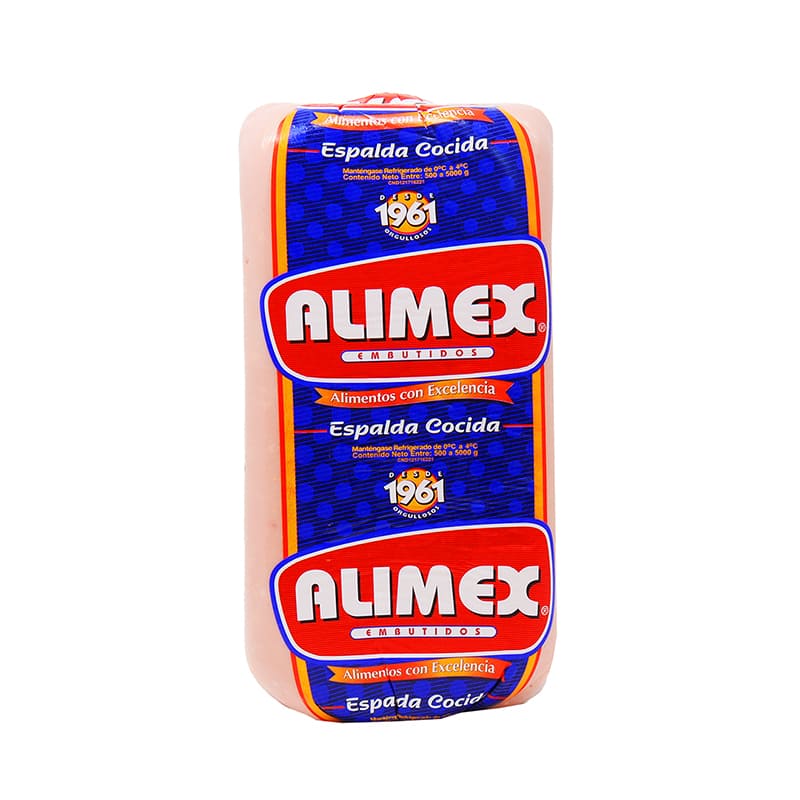 JAMÓN DE ESPALDA ALIMEX COCIDA 250 GR