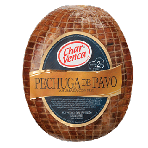 CHARVENCA PECHUGA DE PAVO AHUMADO 250 GR