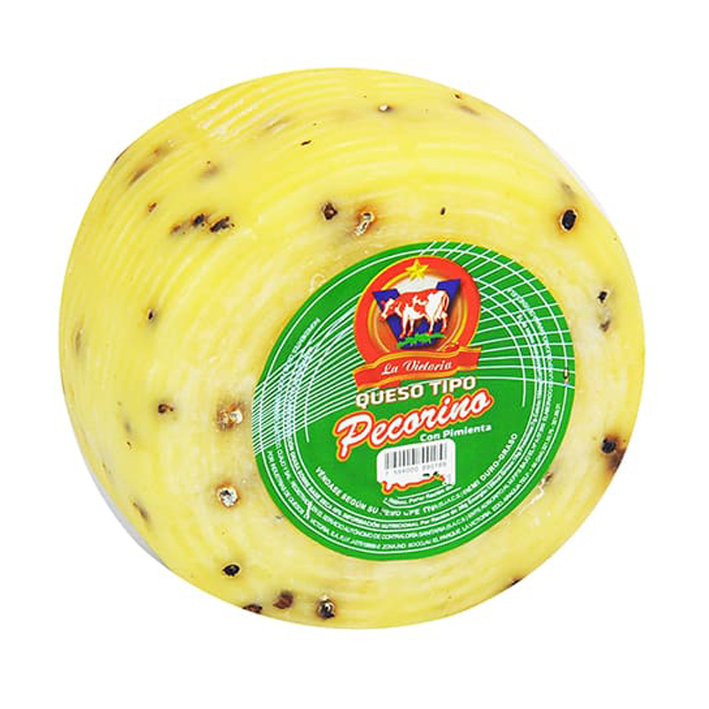 QUESO PECORINO CON PIMINETA LA VICTORIA KG
