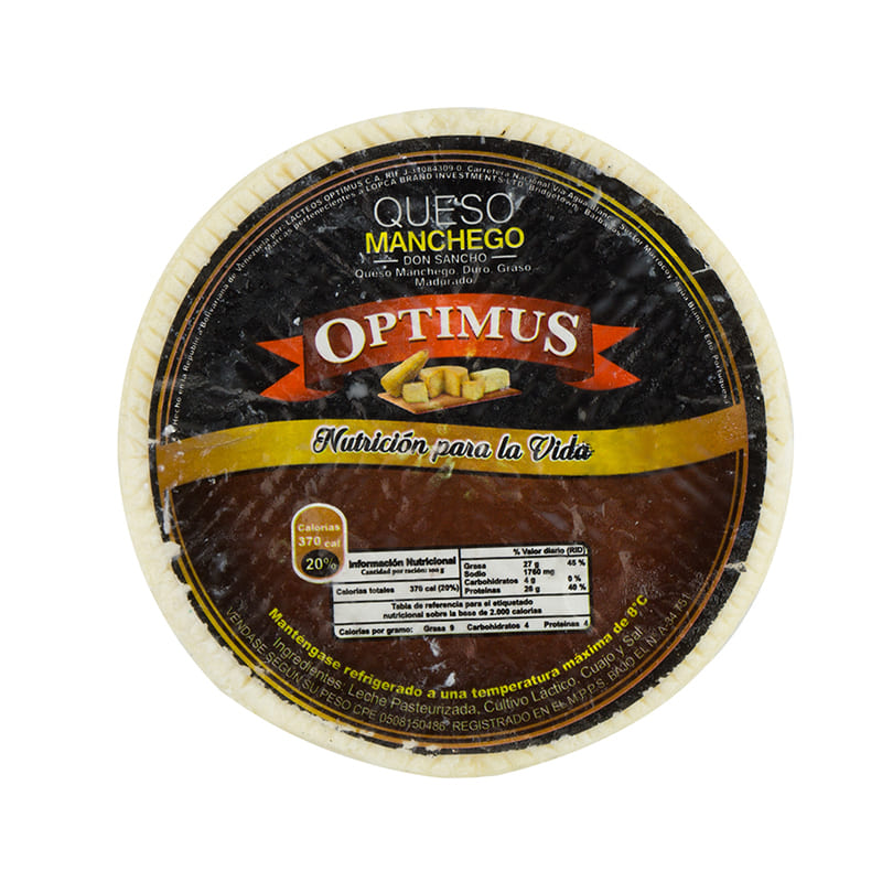 QUESO MANCHEGO OPTIMUS 250 GR