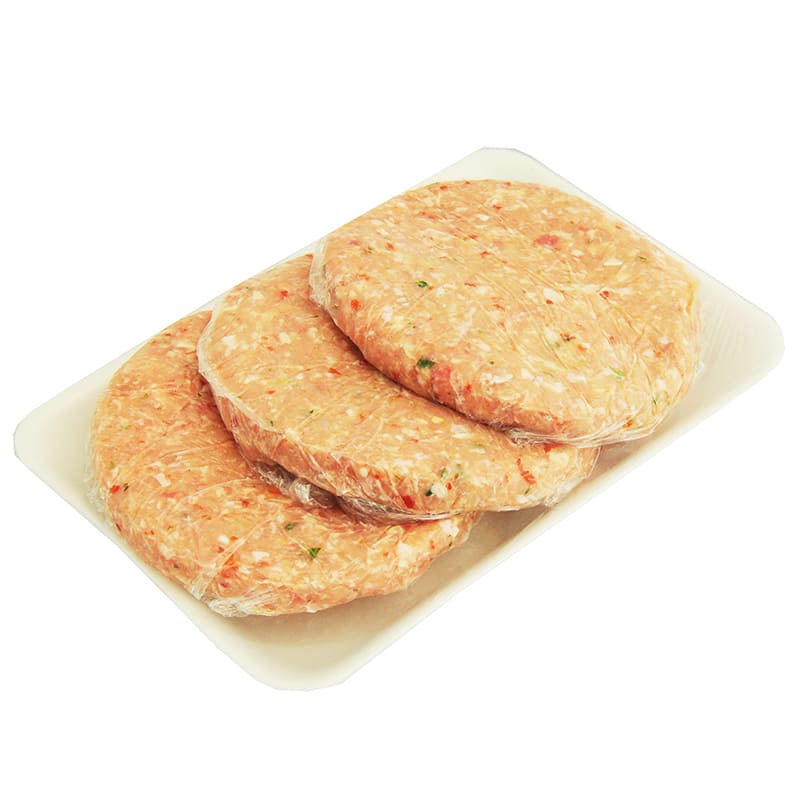 HAMBURGUESA DE POLLO 800 GR 4 APROX