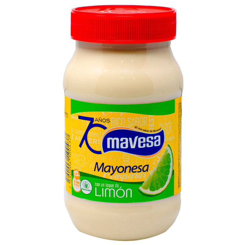 Mayonesa Mavesa Con Limon 445G