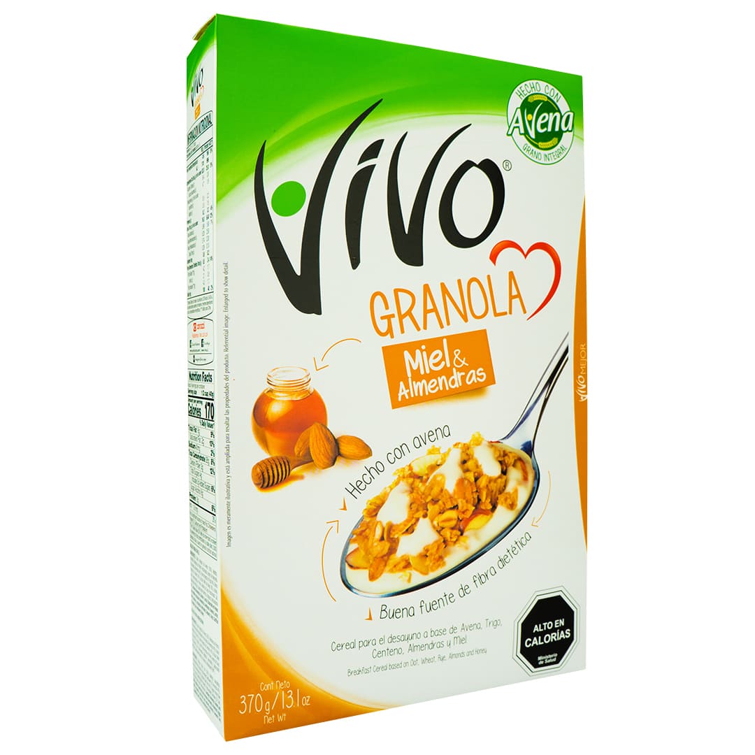 Granola De Miel y Almendras Vivo 370Gr