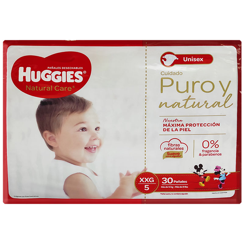 Pañales Huggies Talla XXG 30 Unidades