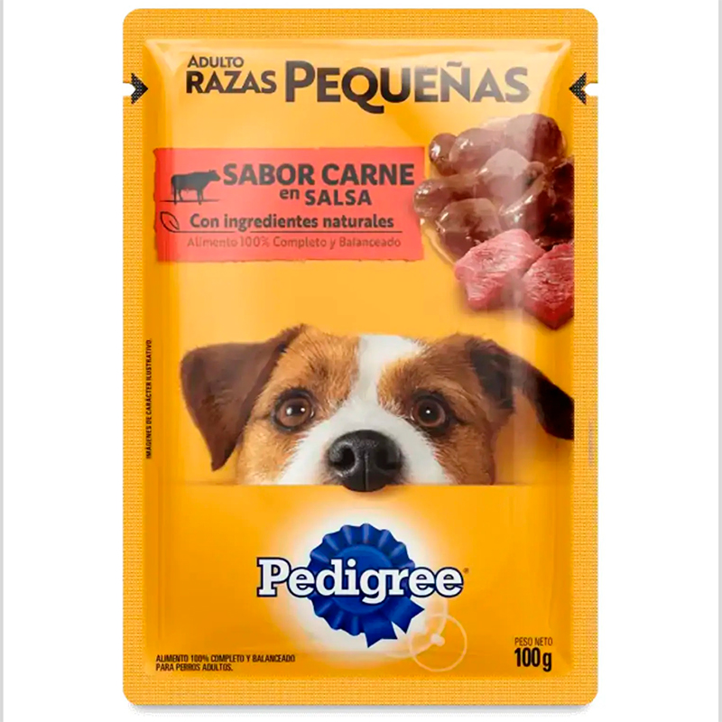 SACHET CARNE PEDIGREE RAZAS PEQUEÑAS 100Gr