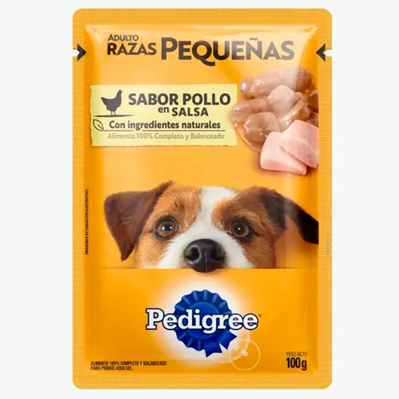 SACHET PEDIGREE POLLO RAZAS PEQUEÑAS 100G