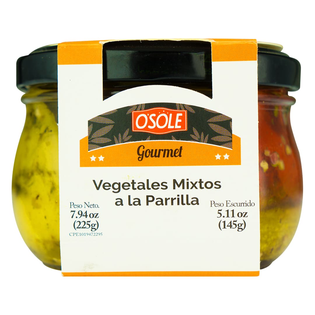 Vegetales Mixtos a La Parrilla Osole 225Gr