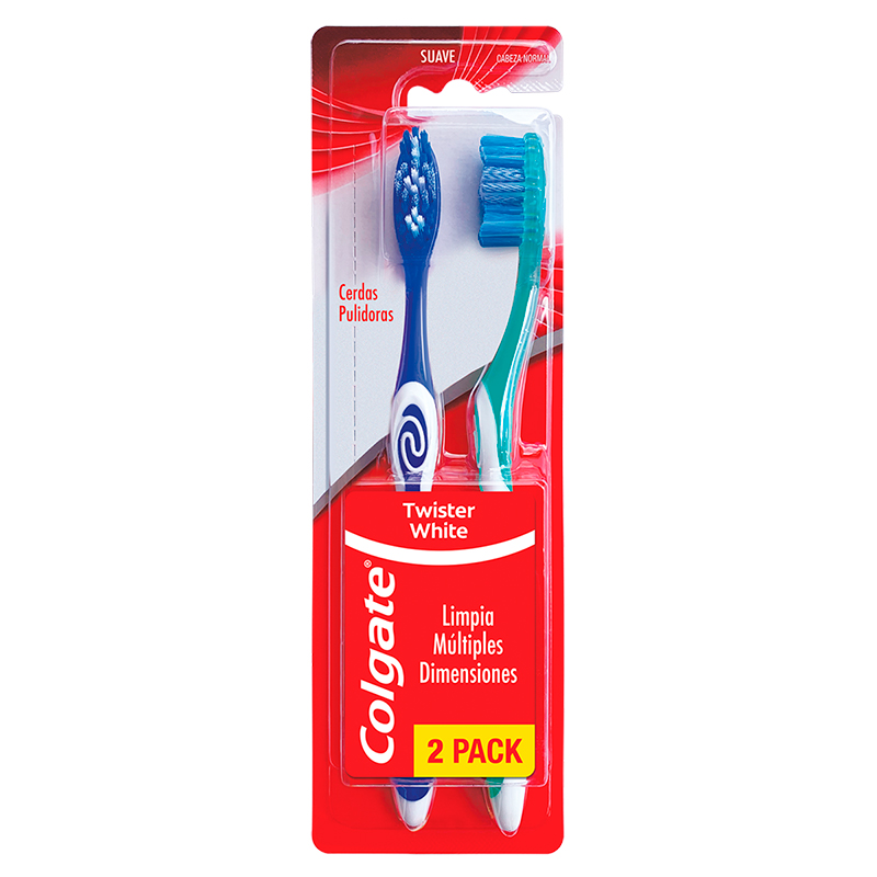 Cepillo Dental  TWISTER Colgate 2 Und