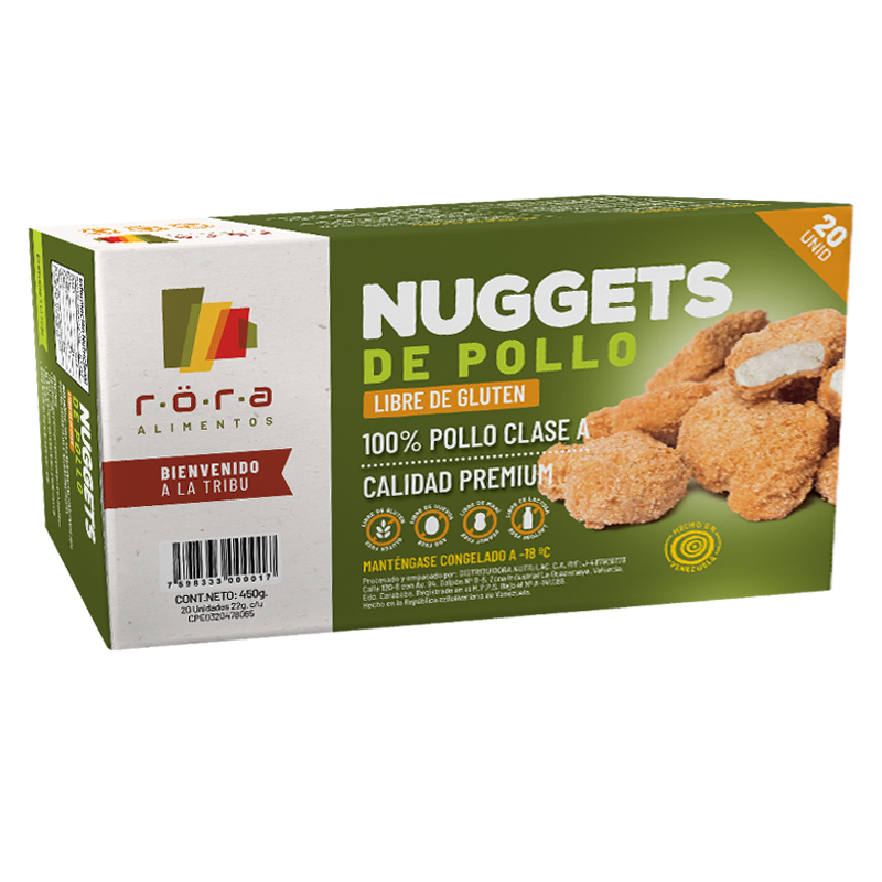 Nuggets de pollo Rora 450Gr