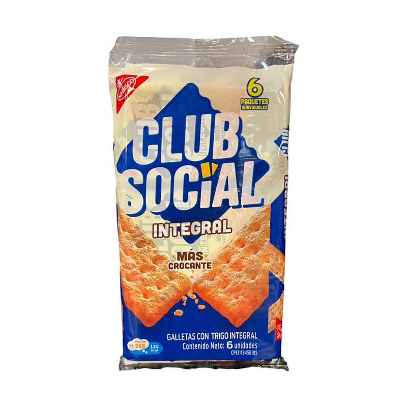 Galleta Integral Club Social 156Gr