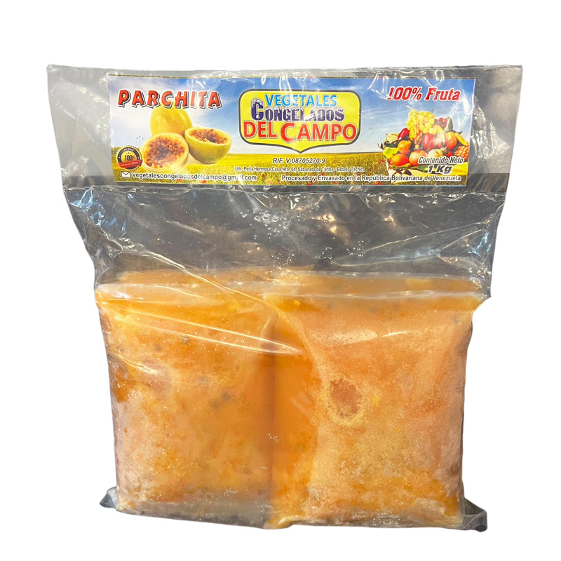 PULPA DE PARCHITA CONGELADA DEL CAMPO 1 KG