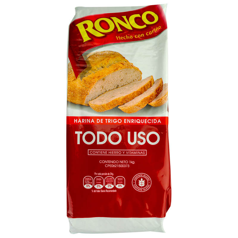 HARINA DE TRIGO RONCO TODO USO 1 KG