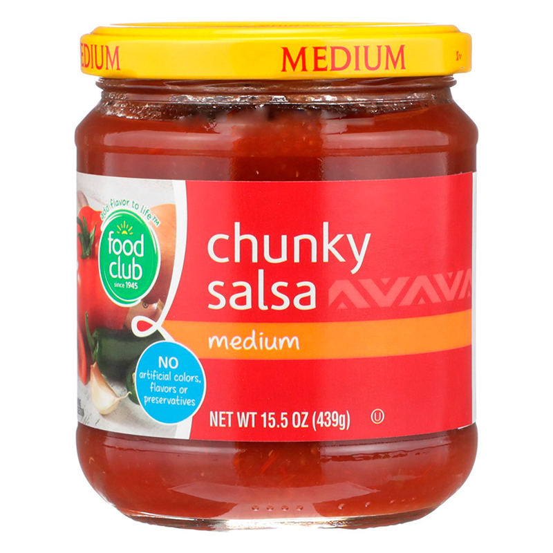 SALSA CHUNKY MEDIUM FOOD CLUB 439 GR