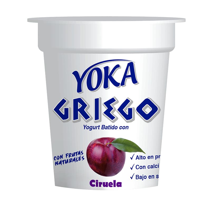 YOGURT YOKA GRIEGO CIRUELAS 150 GR