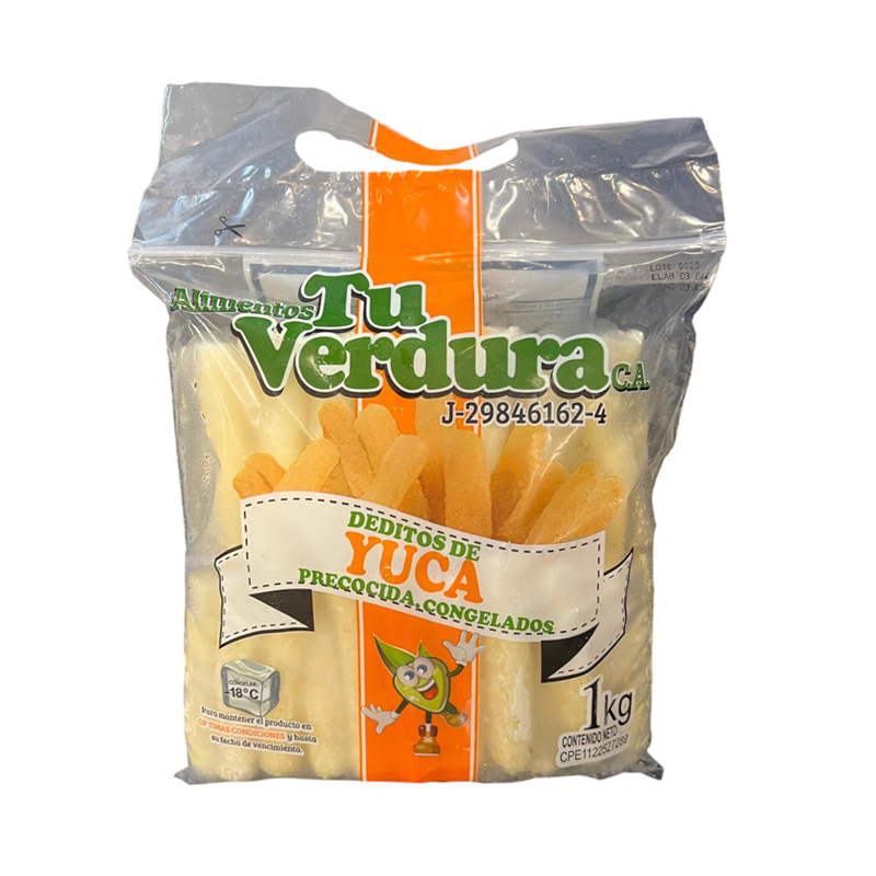 DEDITOS YUCA  CONGELADA TU VERDURA 1 KG