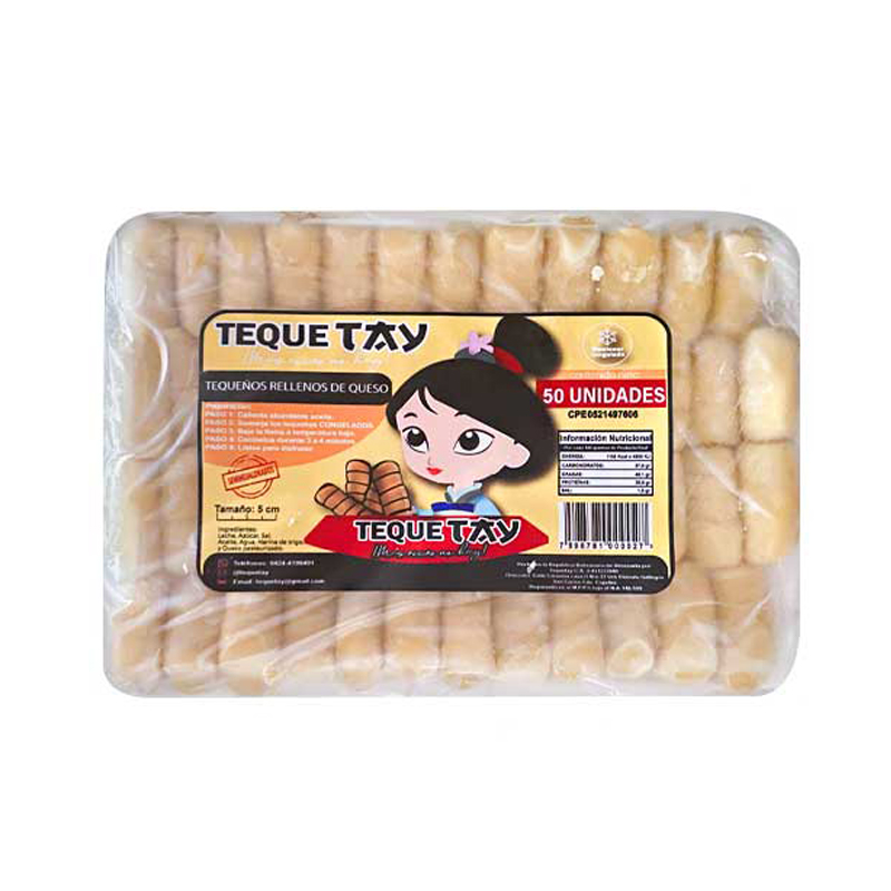 TEQUEÑOS DE QUESO TEQUETAY 50 UND
