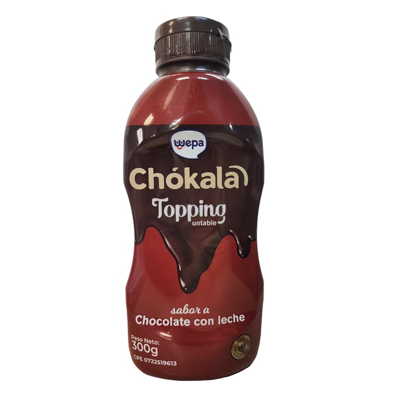 TOPPING DE CHOCOLATE CON LECHE WEPA 300 GR