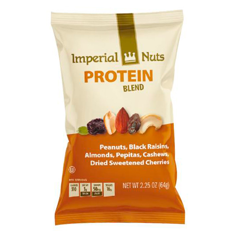 SNACKS IMPERIAL NUTS PROTEIN BLEND 64 GR